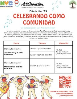D25 Family Night flyer spanish